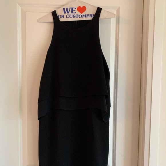 Black Semi-open Halter Dress - Picture 4 of 10